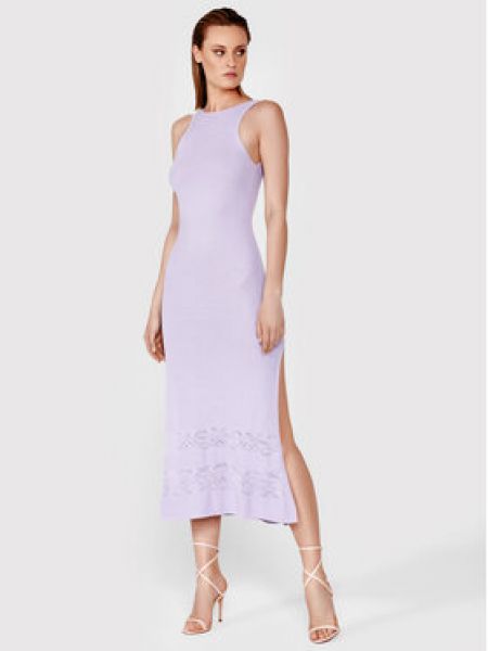 Фиолетовое платье слим Simple