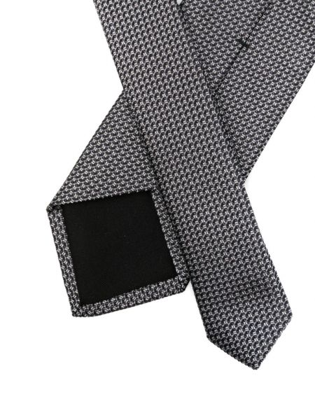 Jedwabny krawat żakardowy Boss