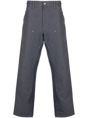 Pantaloni di cotone Carhartt Wip grigio