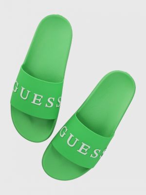 Pantofle Guess zelené
