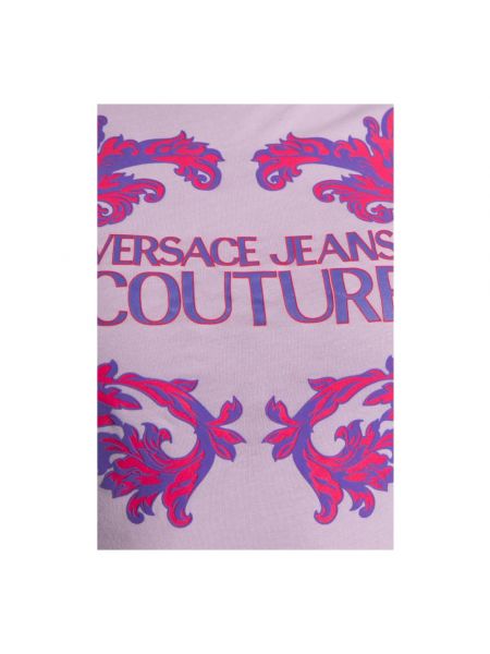 Sukienka mini Versace Jeans Couture fioletowa