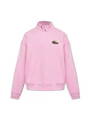 Sweatshirt mit stehkragen Lacoste pink