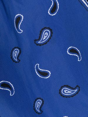 Kraťasy s potiskem s paisley potiskem Etro modré