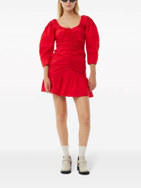 Šaty Ganni červené