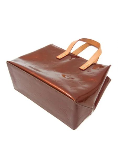 Retro leder shopper handtasche mit taschen Louis Vuitton Vintage braun