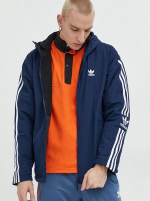 Oboustranná bunda Adidas Originals modrá