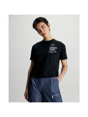 Camiseta manga corta Calvin Klein Jeans negro