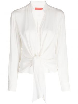 Блуза с v-образно деколте Manning Cartell бяло