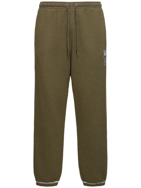 Pantalones de algodón Converse verde