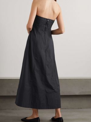 APIECE APART + NET SUSTAIN Платье макси Todo без бретелек из органического хлопка черный