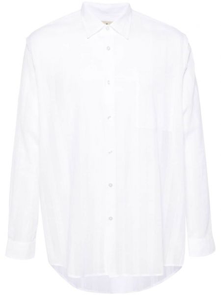 Βαμβακερό πουκάμισο Paura λευκό