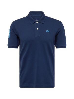 Поло тениска La Martina синьо