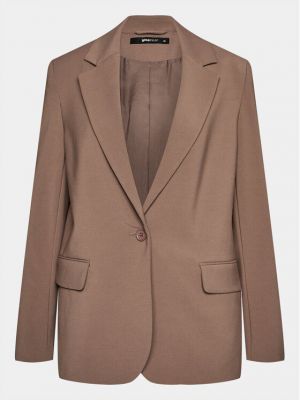 Пиджак Gina Tricot коричневый