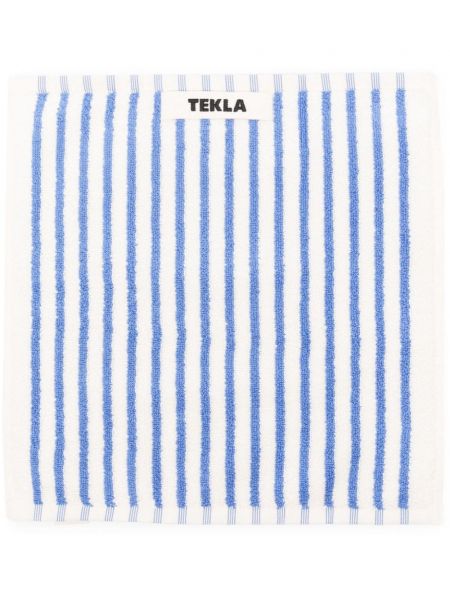 Peignoir en coton à rayures Tekla