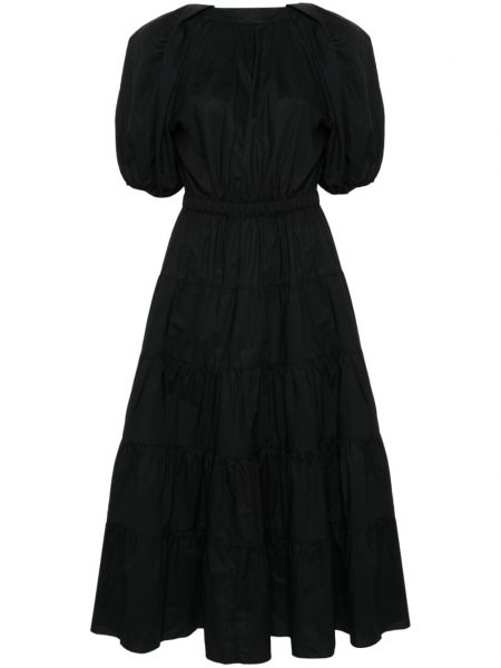 Pamučna haljina Ulla Johnson crna