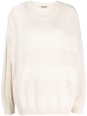 Pull en tricot Aeron blanc