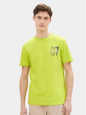 Tričko Tom Tailor Denim zelené