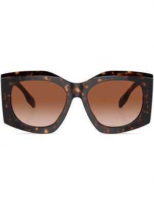 Ochelari de soare cu imprimeu geometric Burberry Eyewear maro
