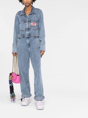 Overal Moschino Jeans modrý
