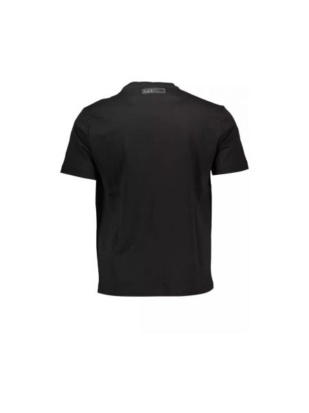 Koszulka bawełniana z nadrukiem Plein Sport czarna