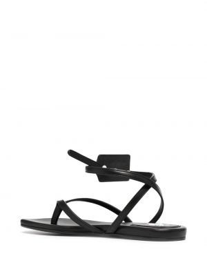 Kožené sandály na zip Off-white