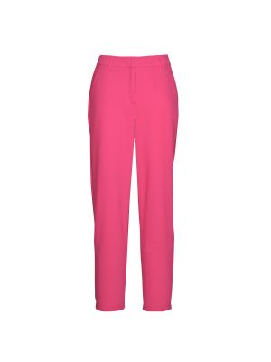 Rovné kalhoty Vero Moda růžové