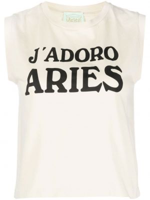 Trykt crop top Aries