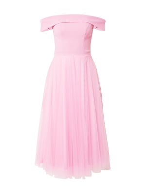 Koktejl obleka Skirt & Stiletto roza