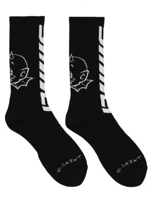 Bavlnené ponožky Saint Michael čierna