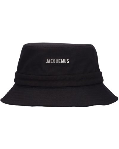 Puuvillased puuvillased müts Jacquemus valge