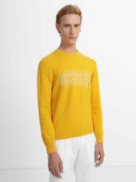 Пуловер Zegna желтый