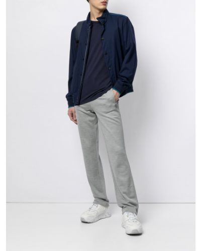 Pantalones de chándal con bordado Stefano Ricci gris
