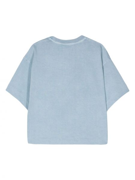 Kokvilnas t-krekls Autry zils