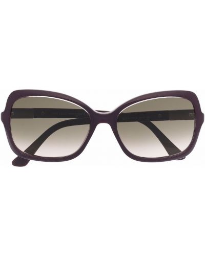 Oversized sluneční brýle s přechodem barev Jimmy Choo Eyewear fialové