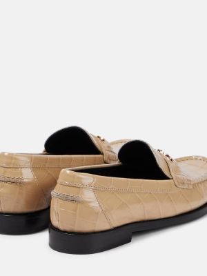 Δερμάτινα loafers Versace