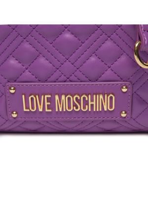 Taška přes rameno Love Moschino fialová