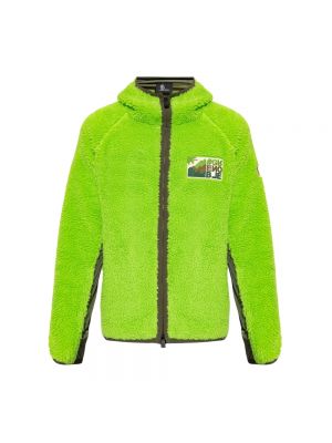 Zielona kurtka narciarska Moncler