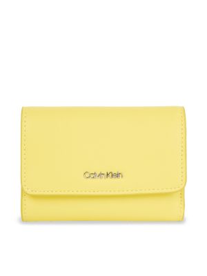 Portafoglio Calvin Klein giallo