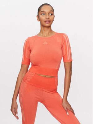 Športna majica Adidas oranžna