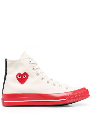 Hjertemønster sneakers Comme Des Garçons Play