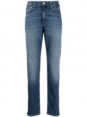 Straight fit džinsi Calvin Klein Jeans zils