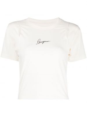 Тениска бродирана Izzue бяло