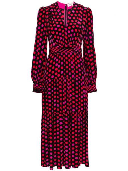 Πουά φόρεμα με σχέδιο Dvf Diane Von Furstenberg