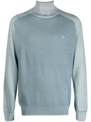 Пуловер бродиран Etro синьо