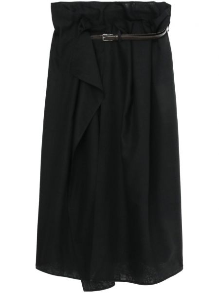 Vlnená sukňa Magliano čierna