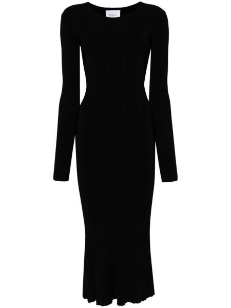 Midi šaty Galvan London čierna