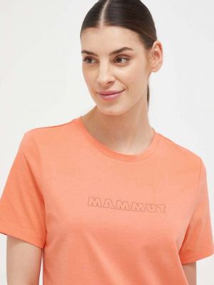 Sport póló Mammut - narancsszínű