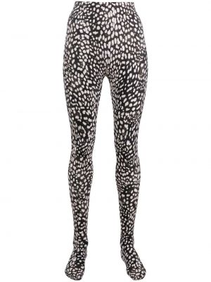 Leggings cu imagine cu model leopard Roberto Cavalli