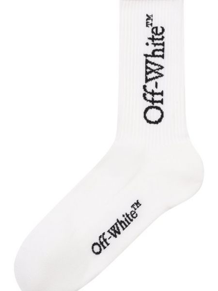 Белые хлопковые носки Off-white