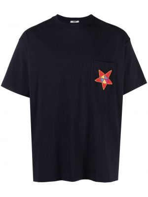 T-shirt à motif étoile Bode bleu